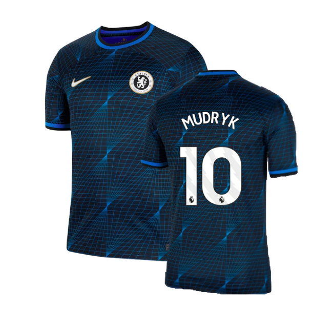 2023-2024 Chelsea Away Football Shirt (MUDRYK 10)-SoccerKits Hub | Buy Soccer Jerseys Online